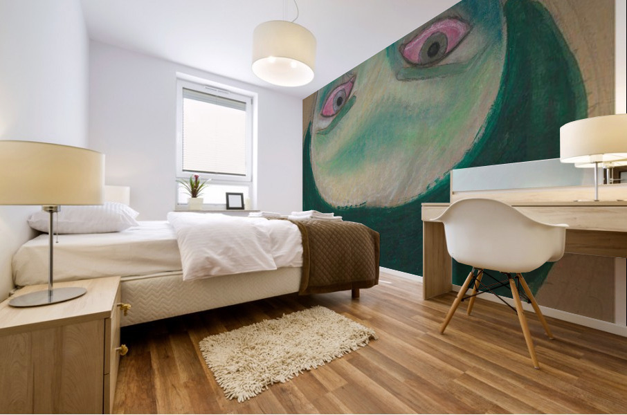 Green Mural print
