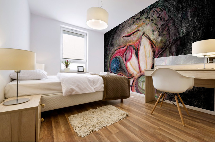 Hippies Mural print