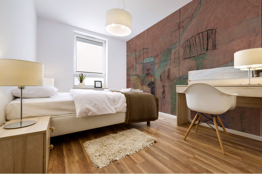 Scene Picture Drawing Mural print
