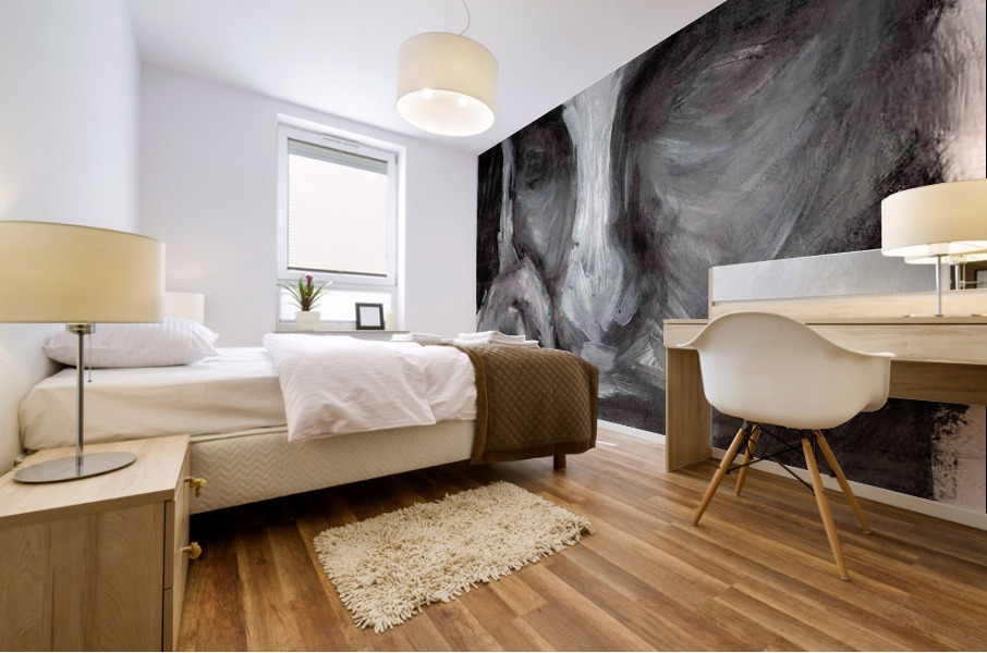 ThinkingHead Mural print