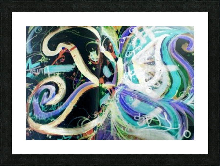 art1Butterflyinvert Picture Frame print