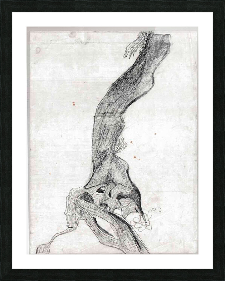 tree and roots Picture Frame print
