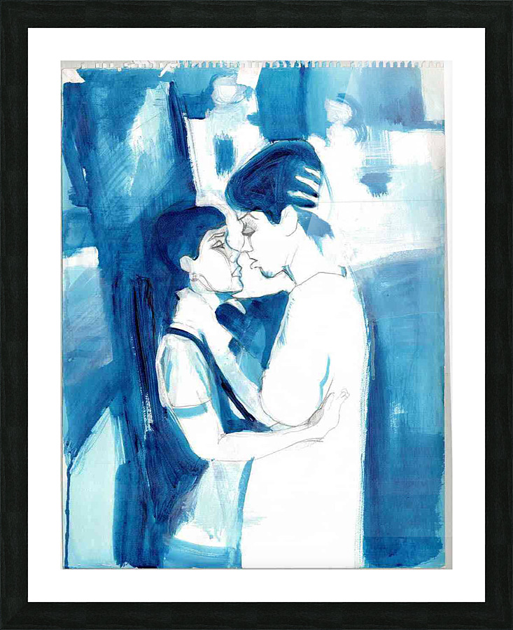 Kiss Picture Frame print