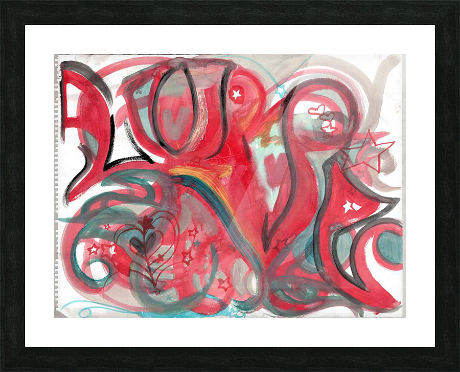 Love Picture Frame print