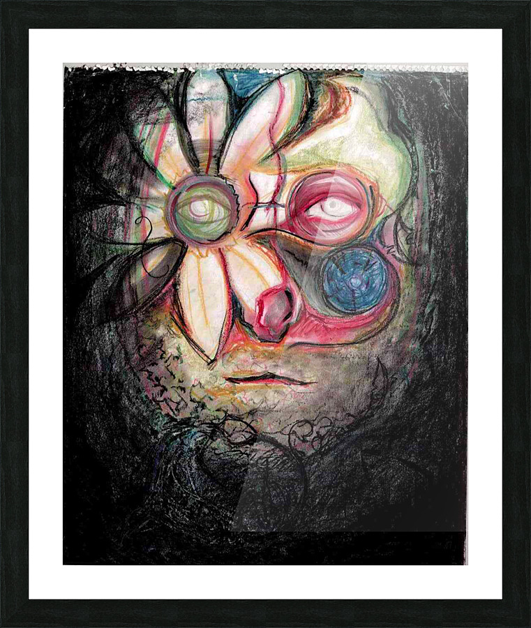 Hippies Picture Frame print