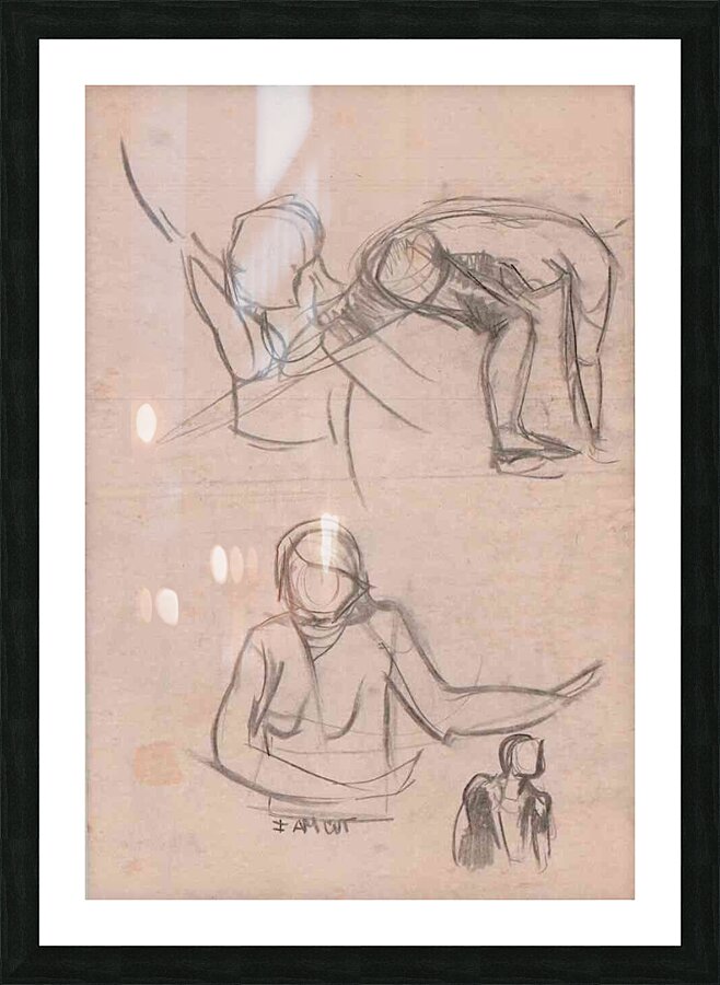 figure26withWriting Picture Frame print