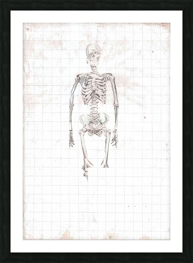 SkeletonGrid Picture Frame print