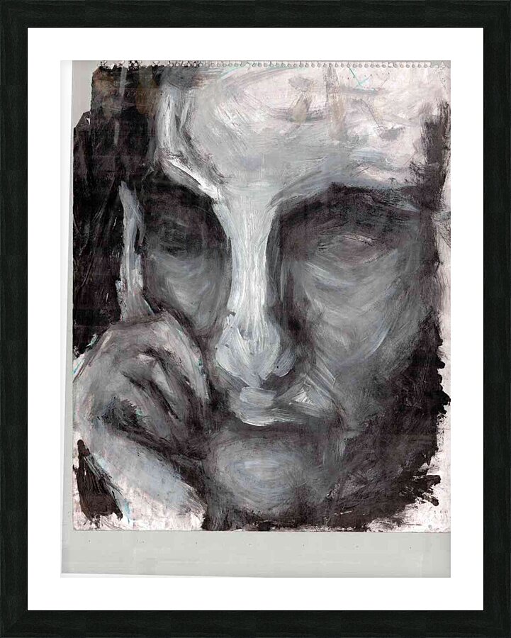 ThinkingHead Picture Frame print