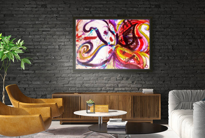 art1Butterflyred Reproduction