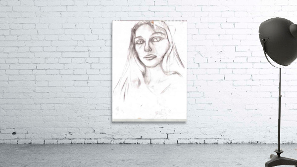artist selfportrait Wall Preview