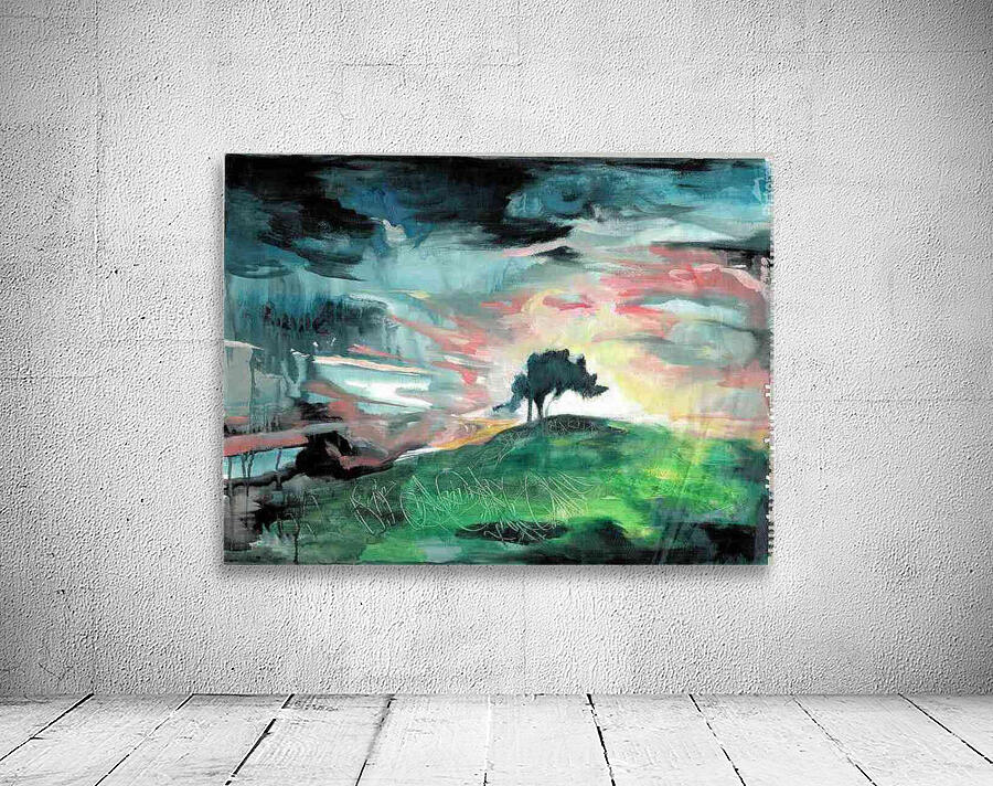 TreeLandscape3Contrast Wall Preview