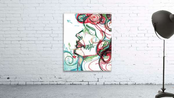 PunkyFemaleFace Wall Preview