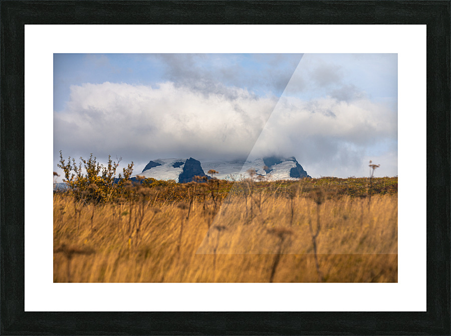 Iceland Glacier Cap Picture Frame print