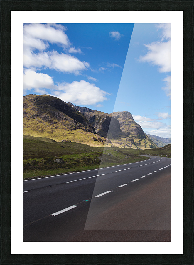 Glencoe Mountains Picture Frame print