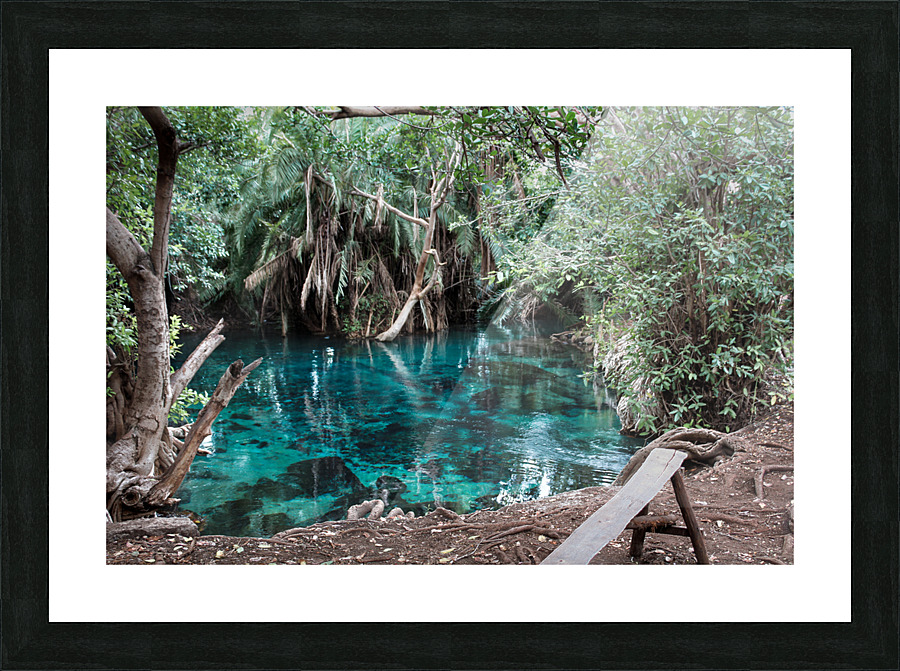 Tanzania Hot Spring Picture Frame print