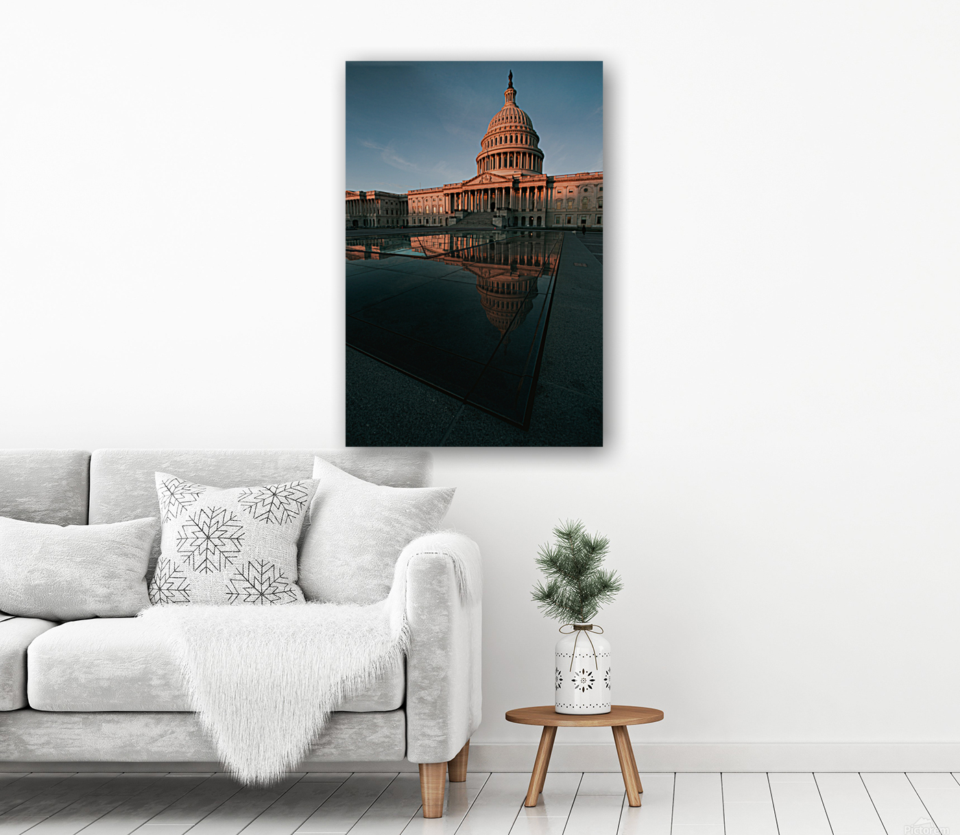 Capitol Post Sunrise Reproduction