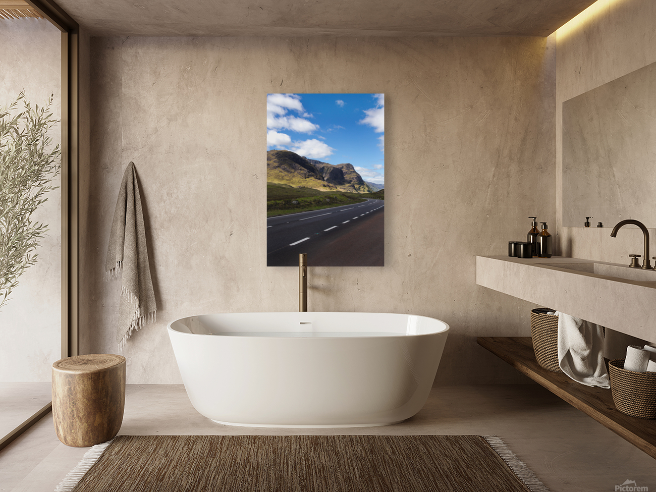 Glencoe Mountains Reproduction