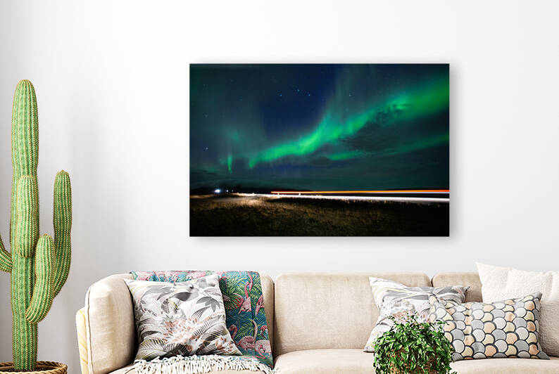 Northern Lights with Big Dipper by Jonathan Copenhaver