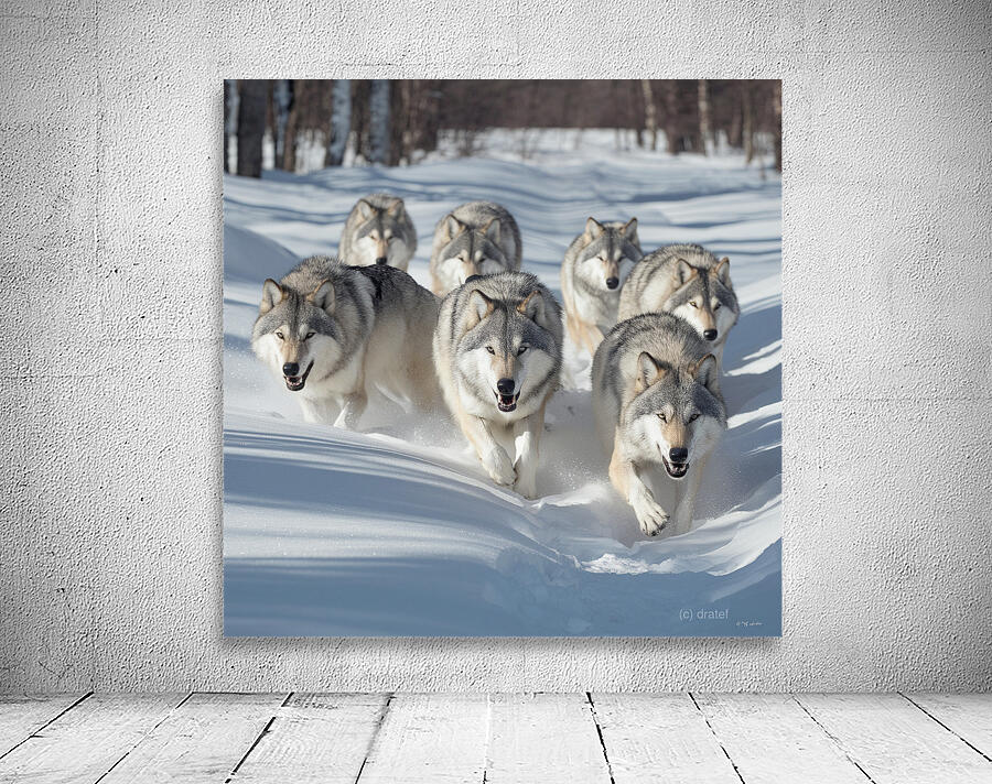 Wolves in the Snow Wall Preview