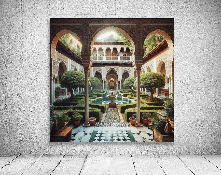 Andalusian Courtyard Wall Preview