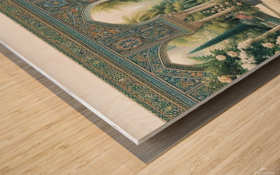 Garden of Paradise Wood print