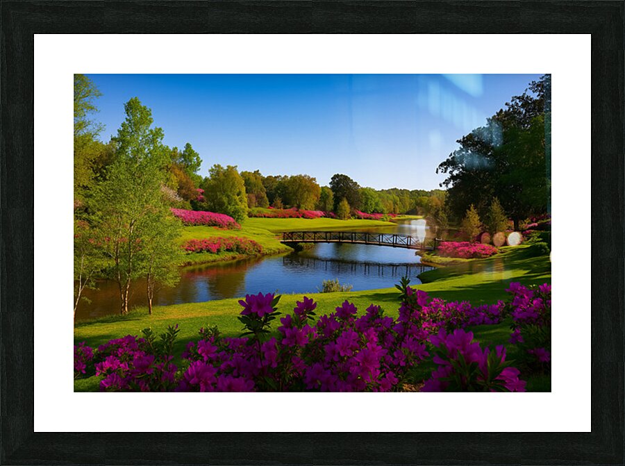 Attractive Oasis Picture Frame print