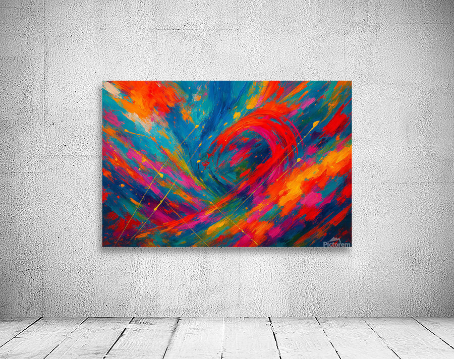 Creative art with dazzling colors Wall Preview