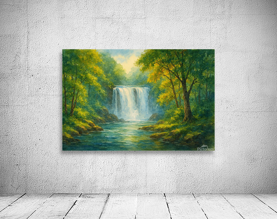  Waterfall Embrace  Wall Preview