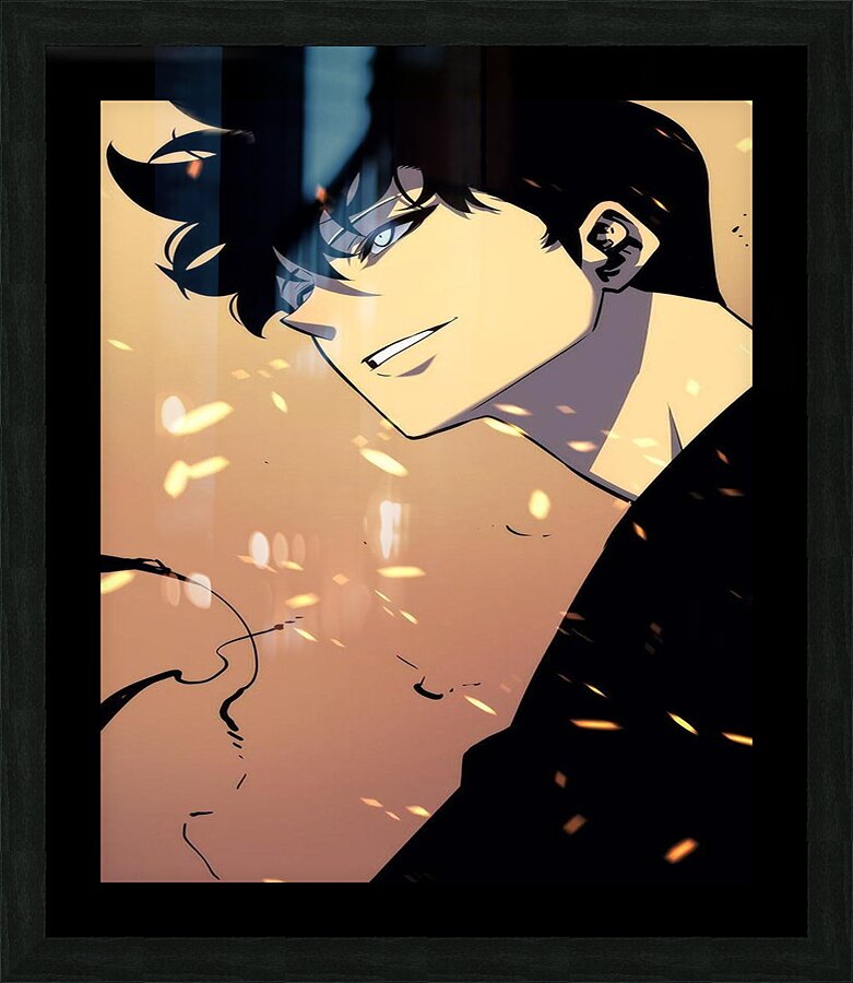 solo leveling Picture Frame print