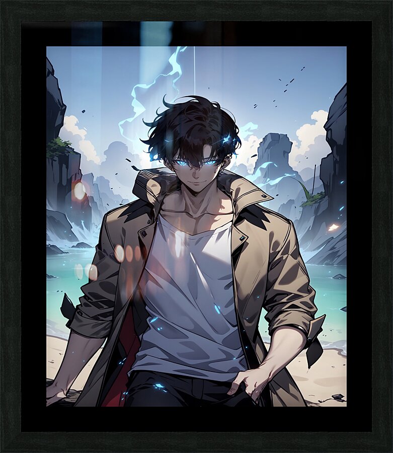 solo leveling Picture Frame print