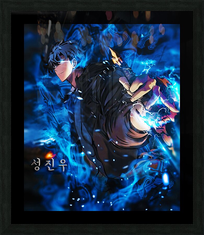 solo leveling Picture Frame print