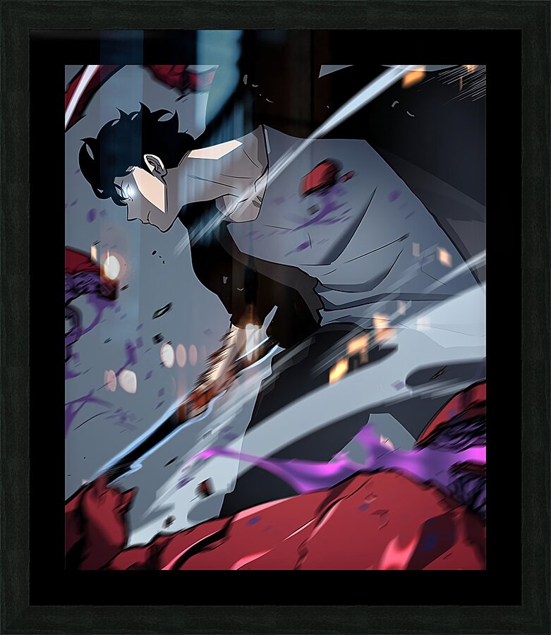 solo leveling Picture Frame print