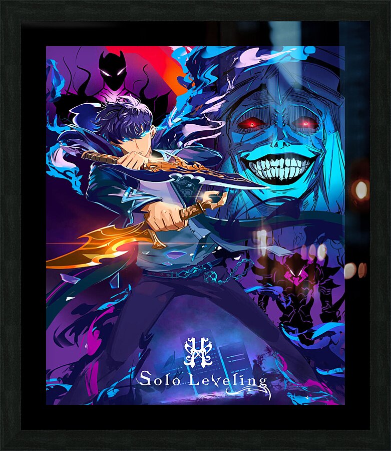 solo leveling Picture Frame print