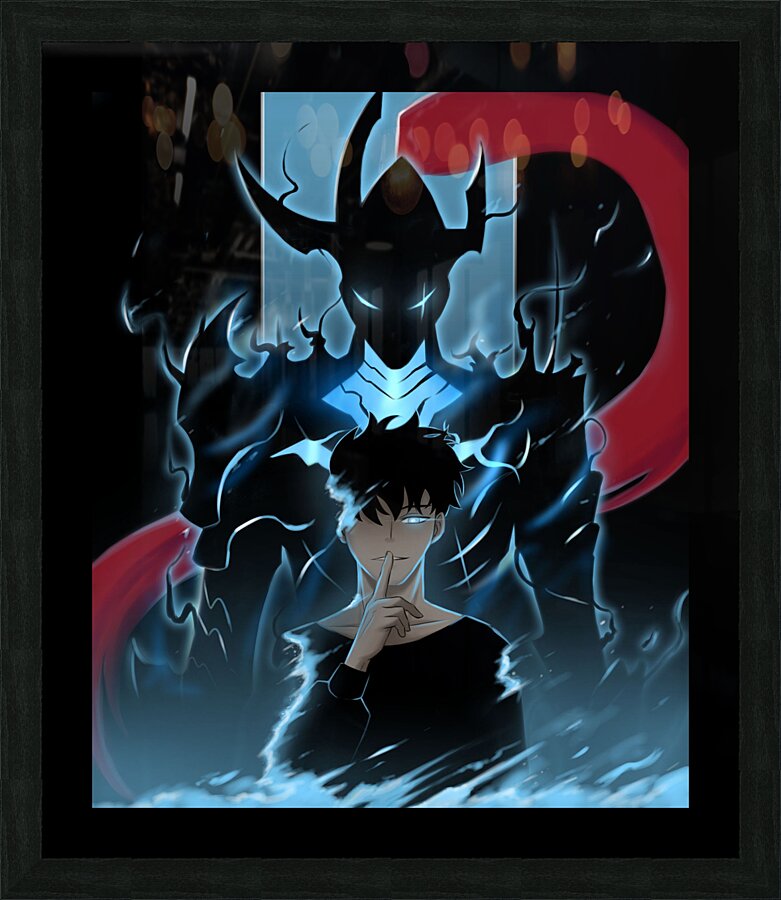 solo leveling Picture Frame print