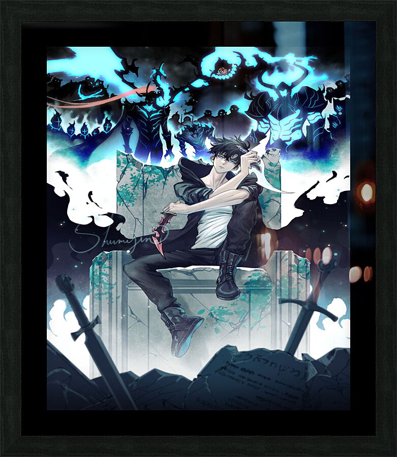 solo leveling Picture Frame print