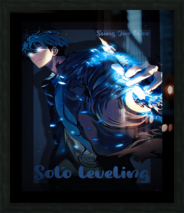 solo leveling Picture Frame print