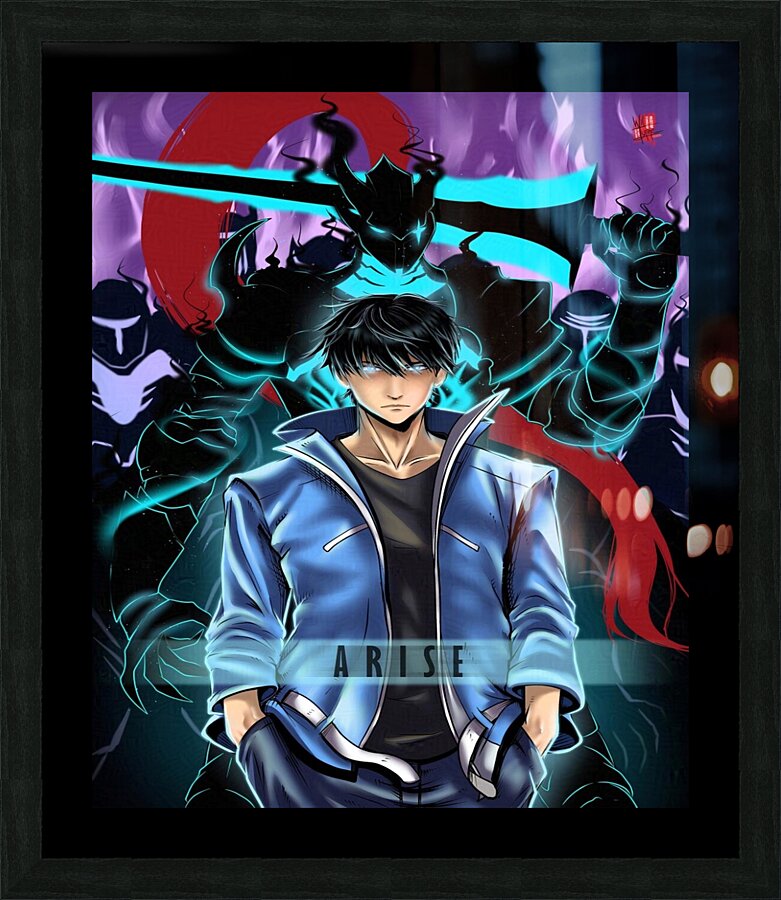 solo leveling Picture Frame print