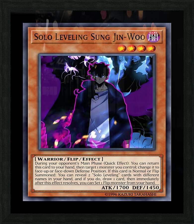 solo leveling Picture Frame print