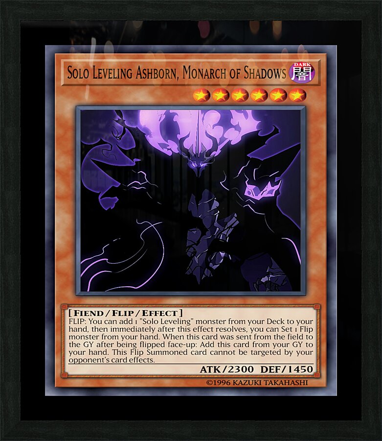 solo leveling Picture Frame print
