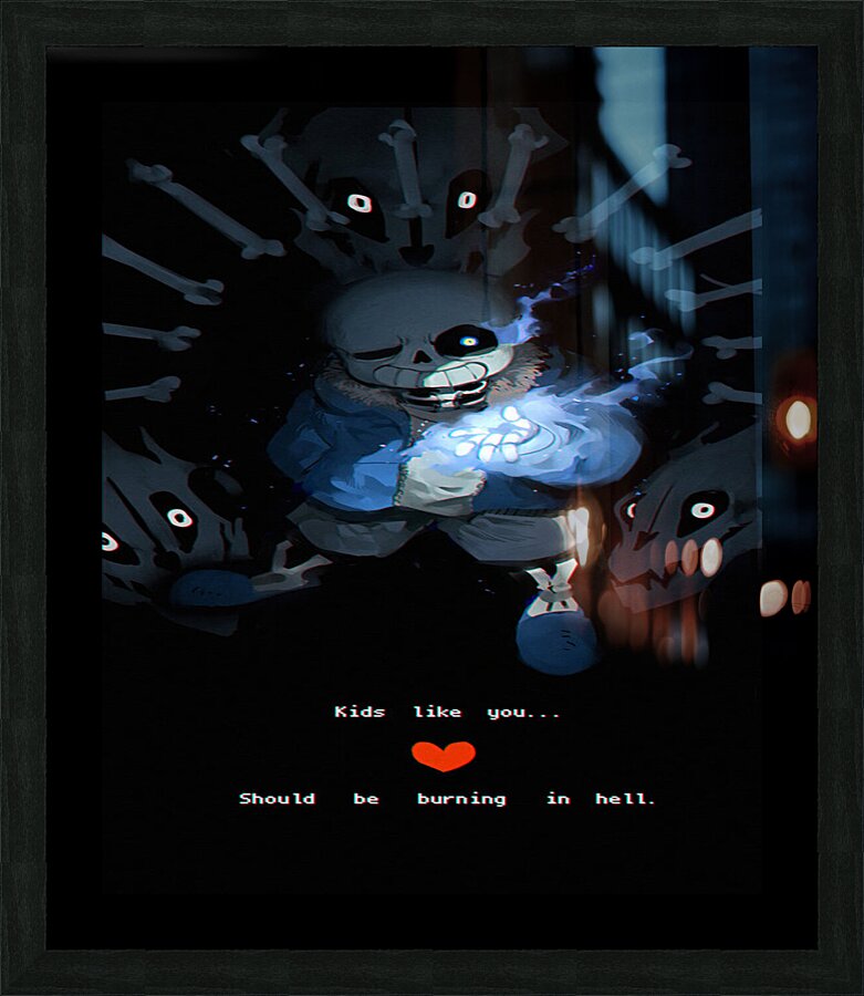 Undertale Picture Frame print