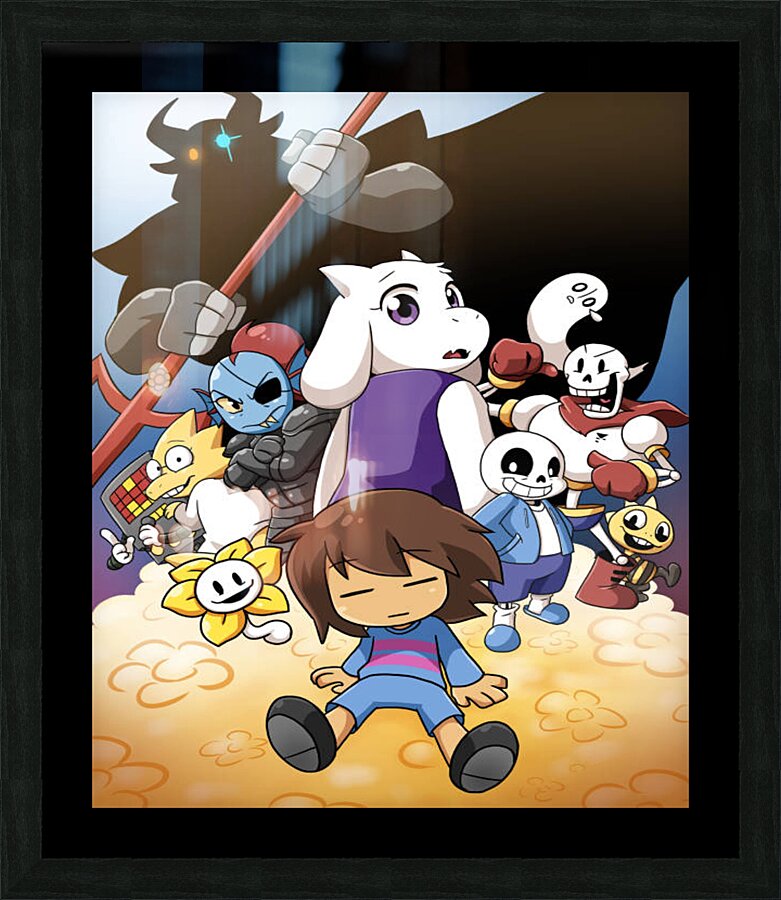 Undertale Picture Frame print