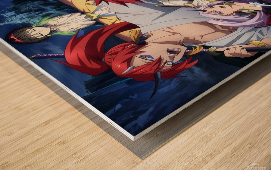 Tensei Shitara Slime Datta Ken Wood print