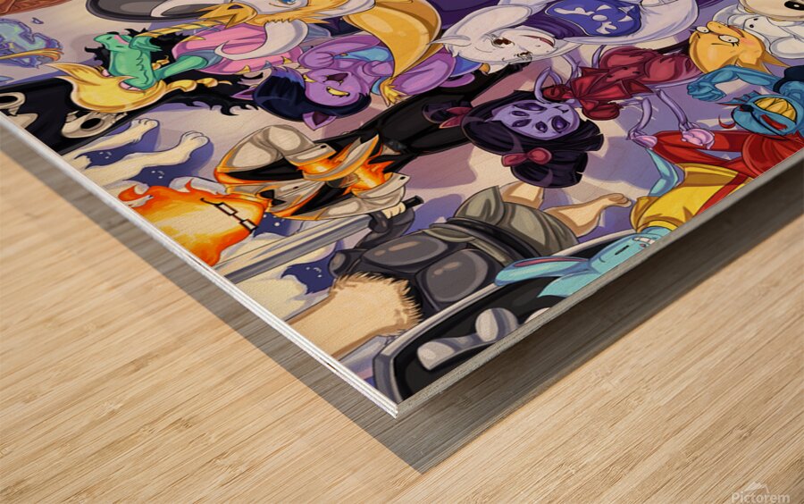 Undertale Wood print