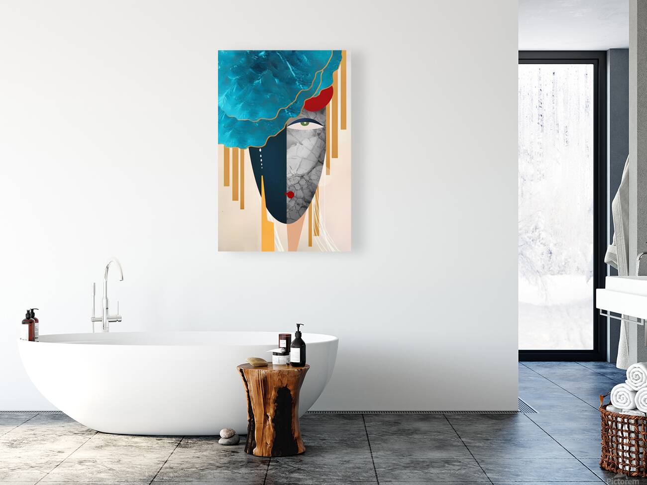 abstract modern art Reproduction