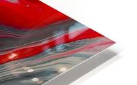 red art abstract HD Metal print