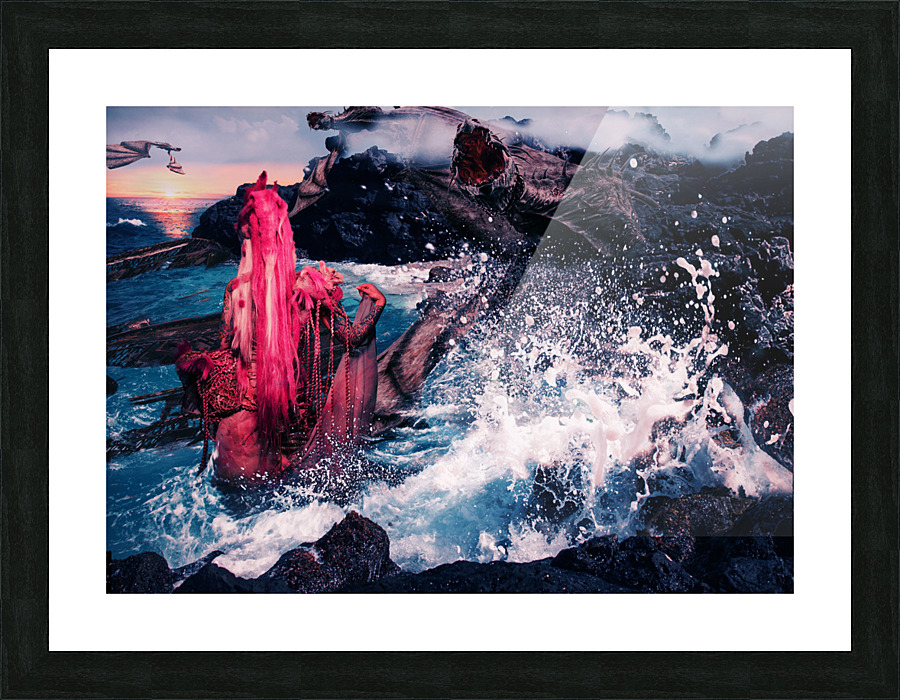 Conquer the World  Picture Frame print