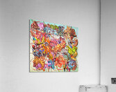 Rapid Gaze Polynomials Embedded in Infinite Variables Acrylic Print