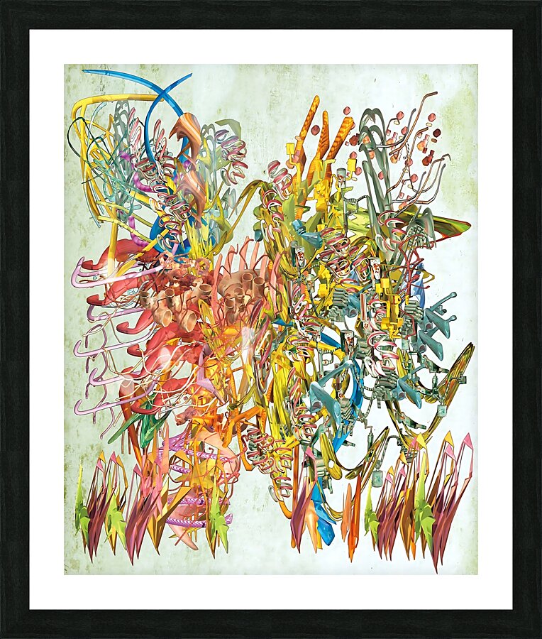 Field Scope Observations in Post Landing Picture Frame print