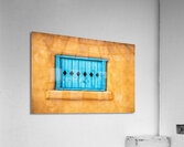 Turquoise Window Shutter Acrylic Print