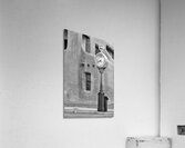 Santa Fe Clock B W Acrylic Print